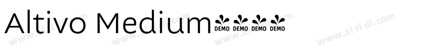 Altivo Medium字体转换